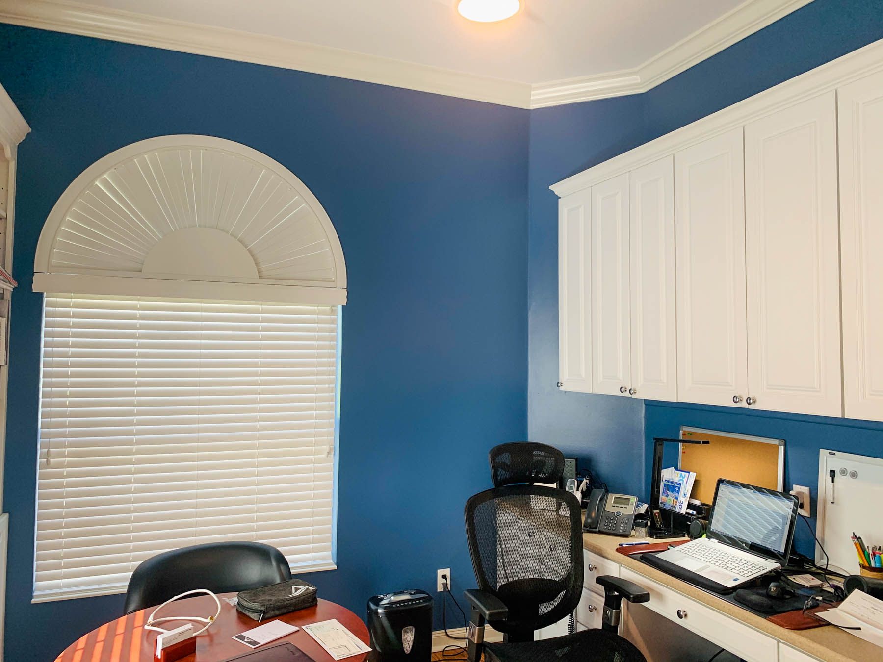 Interior residential office painted in Naples, Florida