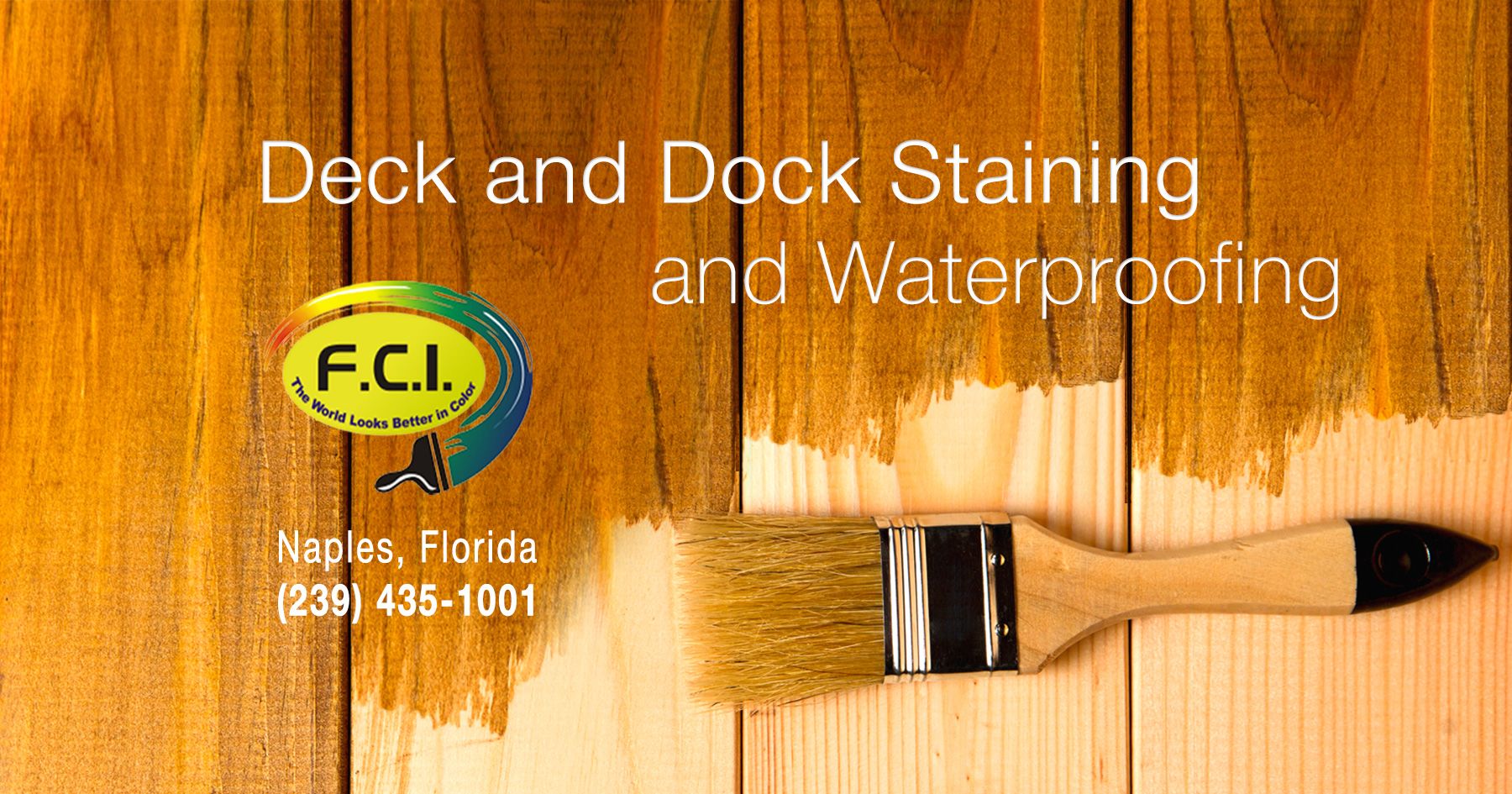 deck and dock staining and waterproofing