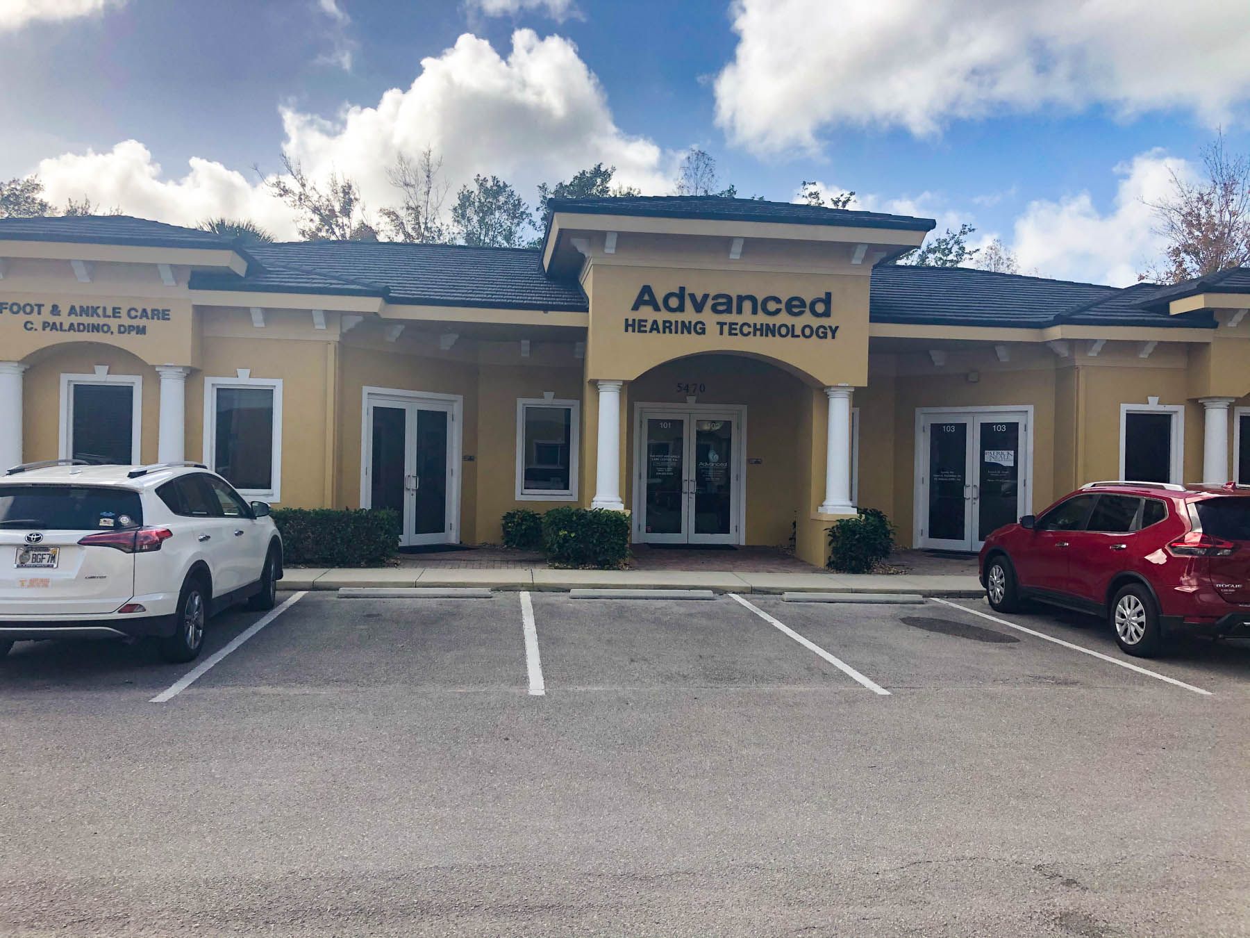 Commercial medical plaza painted in Naples and Fort Myers
