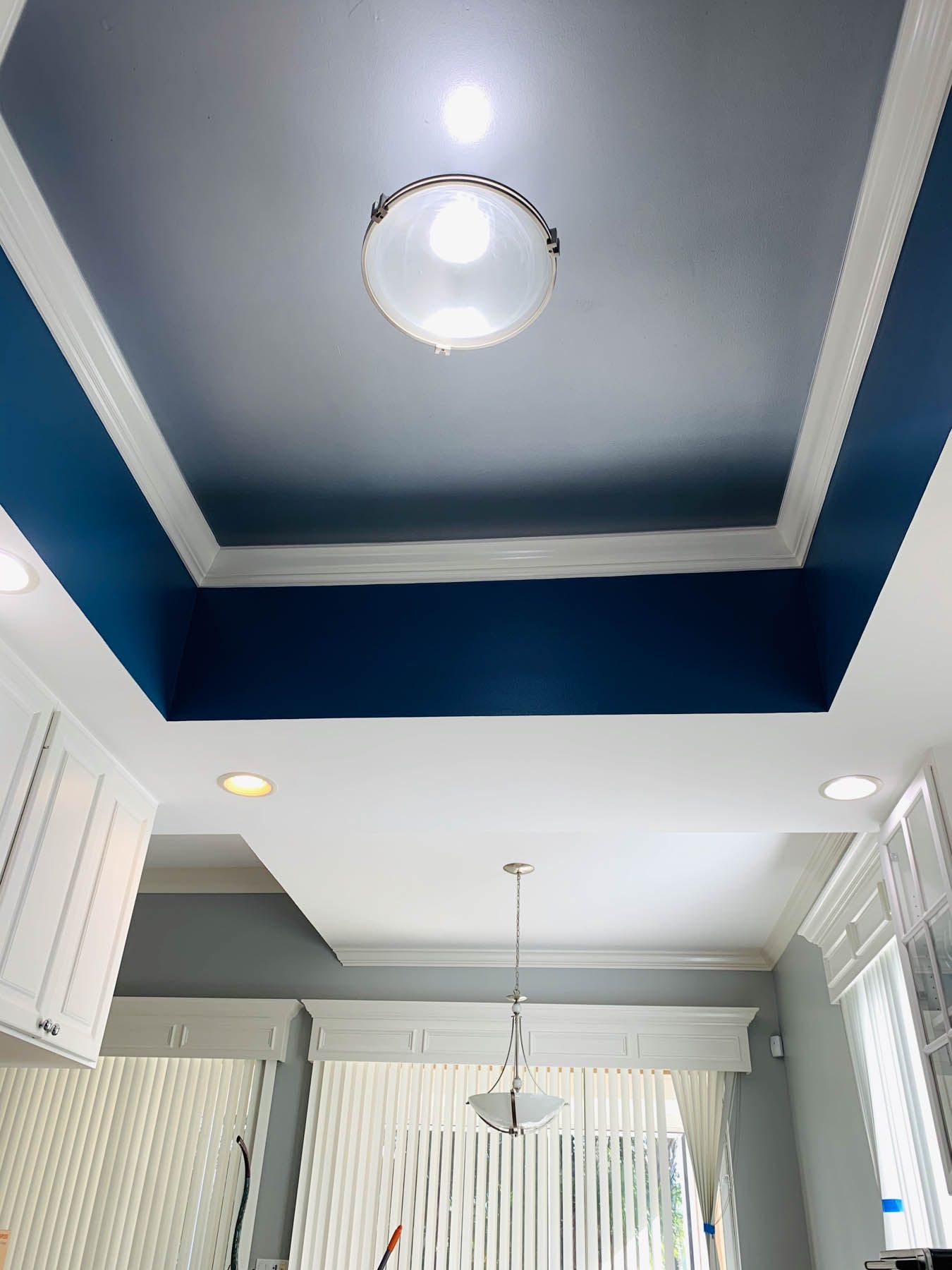 Interior residential ceiling painted in Naples, Florida